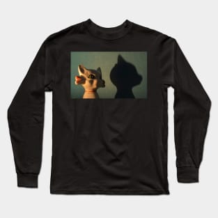 Cat and Shadow Long Sleeve T-Shirt